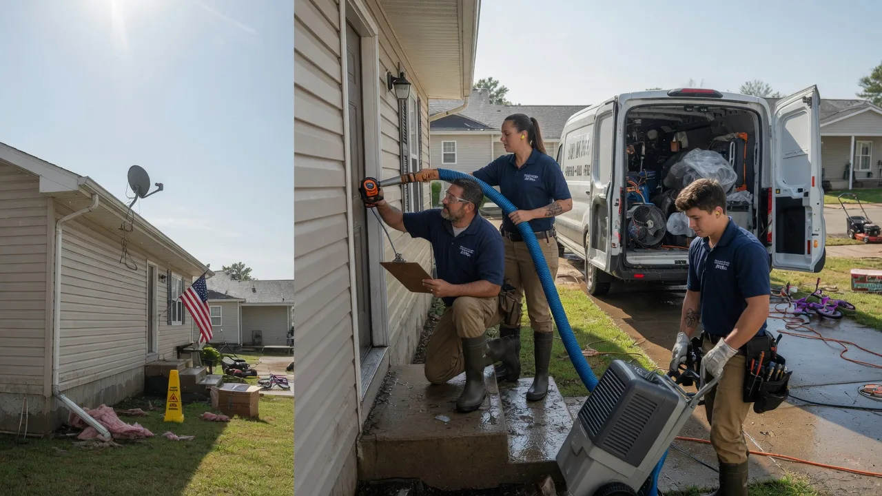 Ceiling Water Damage Restoration in Pearl, IL near me